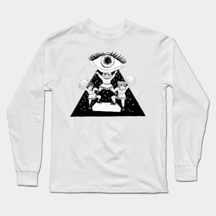 Entertaintment Media as an Illuminati Conspiracy Long Sleeve T-Shirt